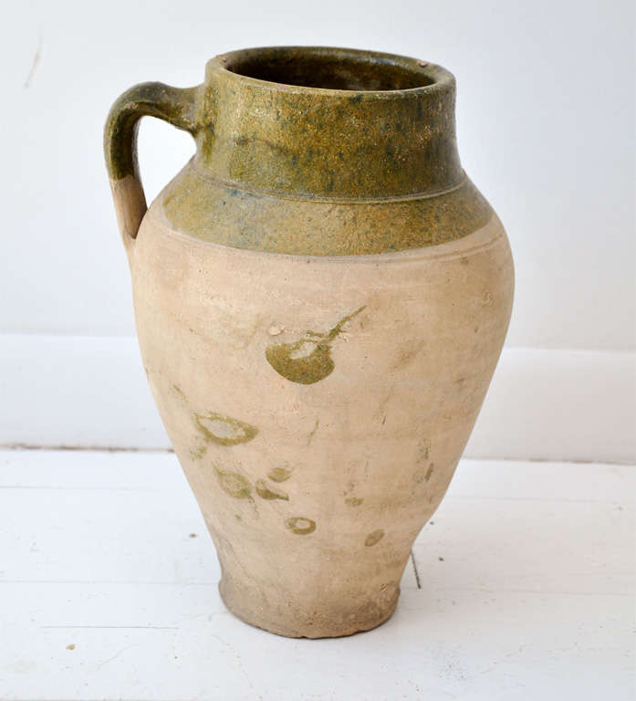 Set of 6 French Olive jars 1