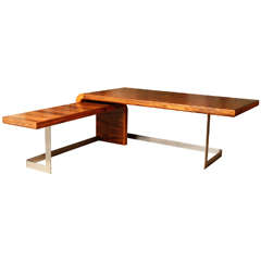 1970 Palissander Executive Desk by Sibast Mobler