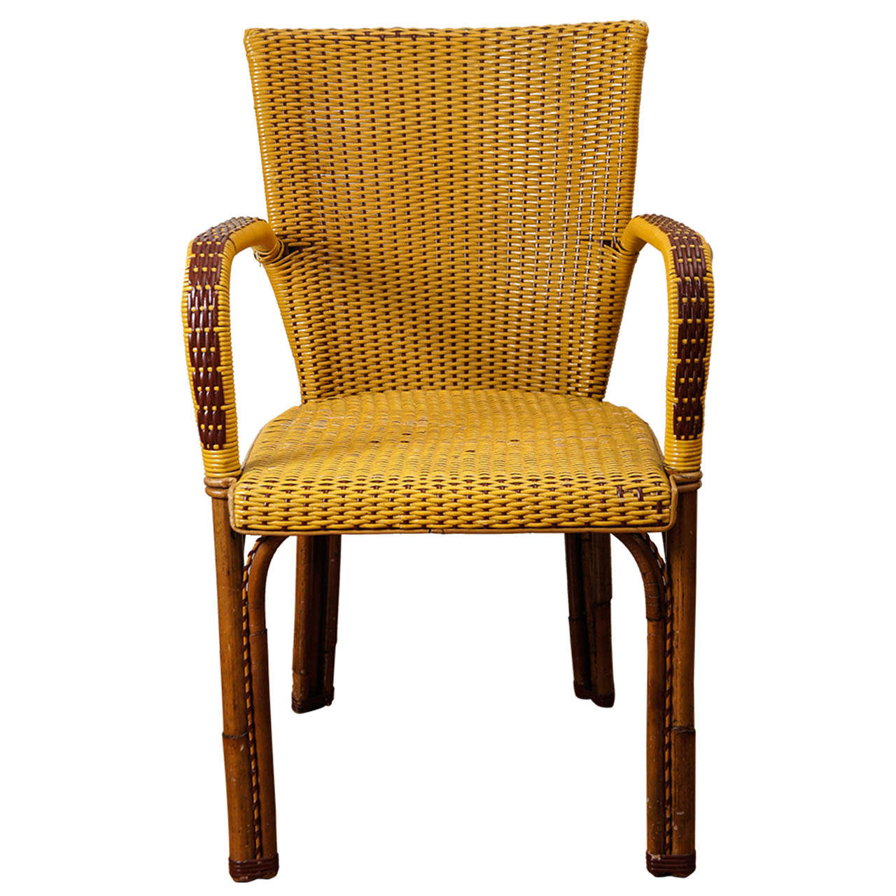 French Wicker Bistro Chairs