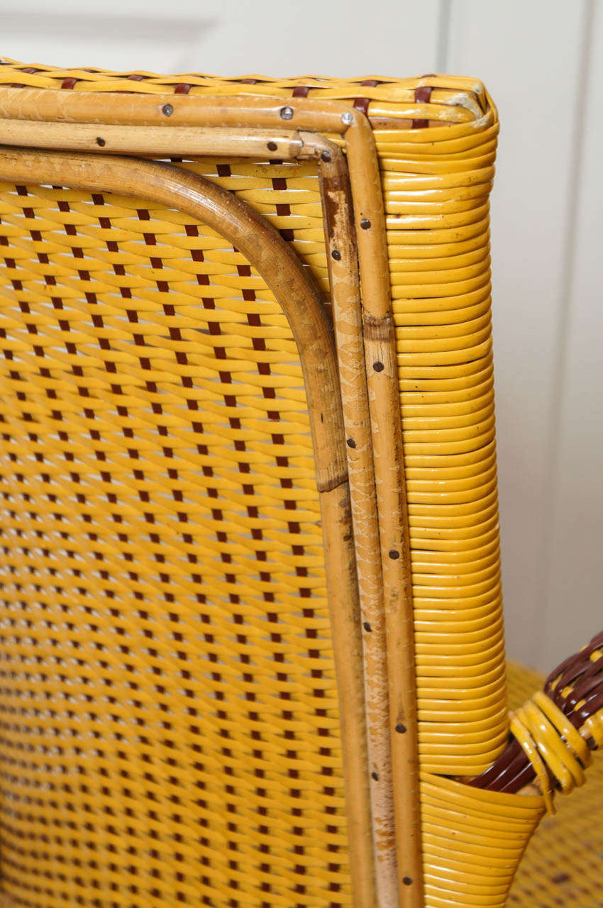 French Wicker Bistro Chairs 3