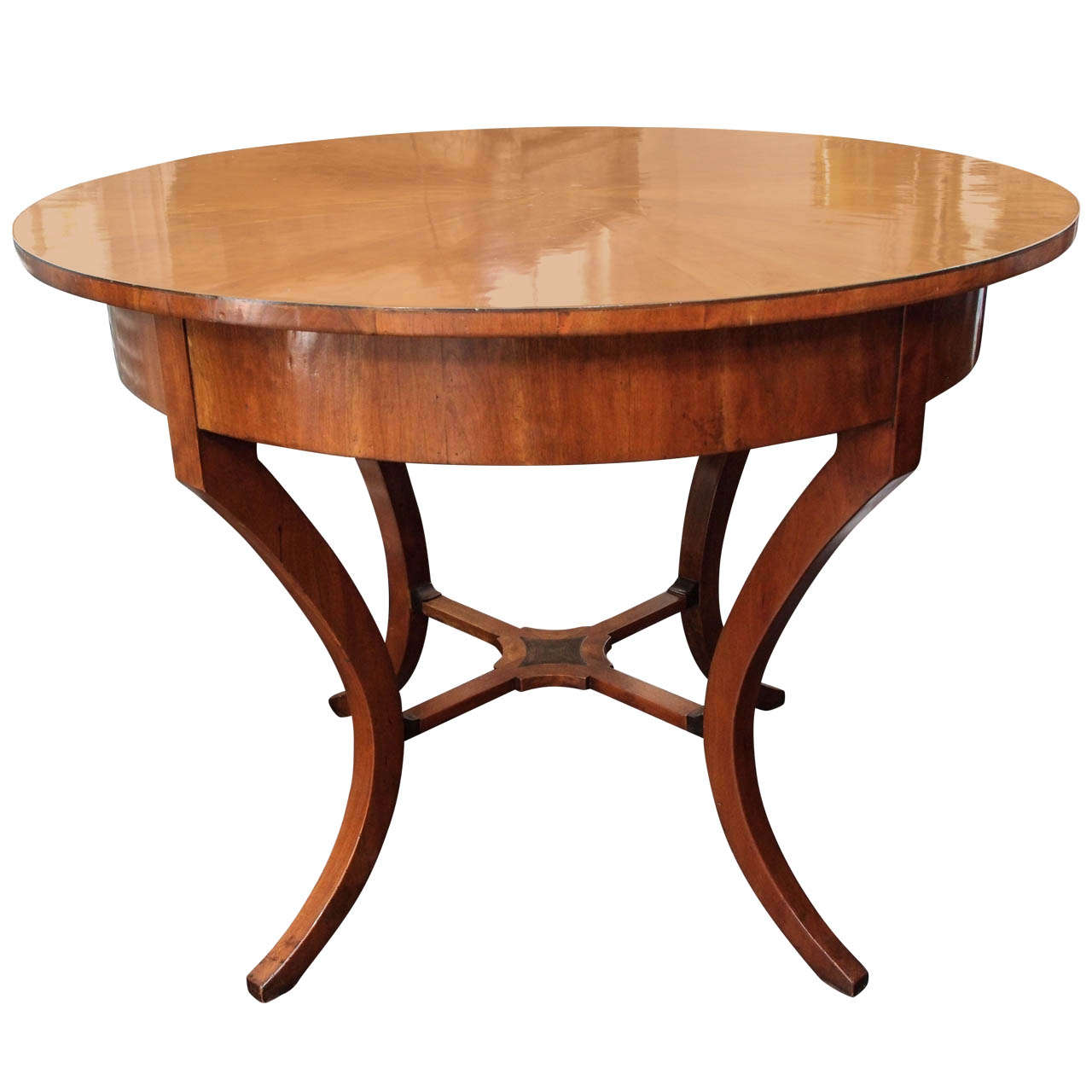 Biedermeier Style Center Table For Sale