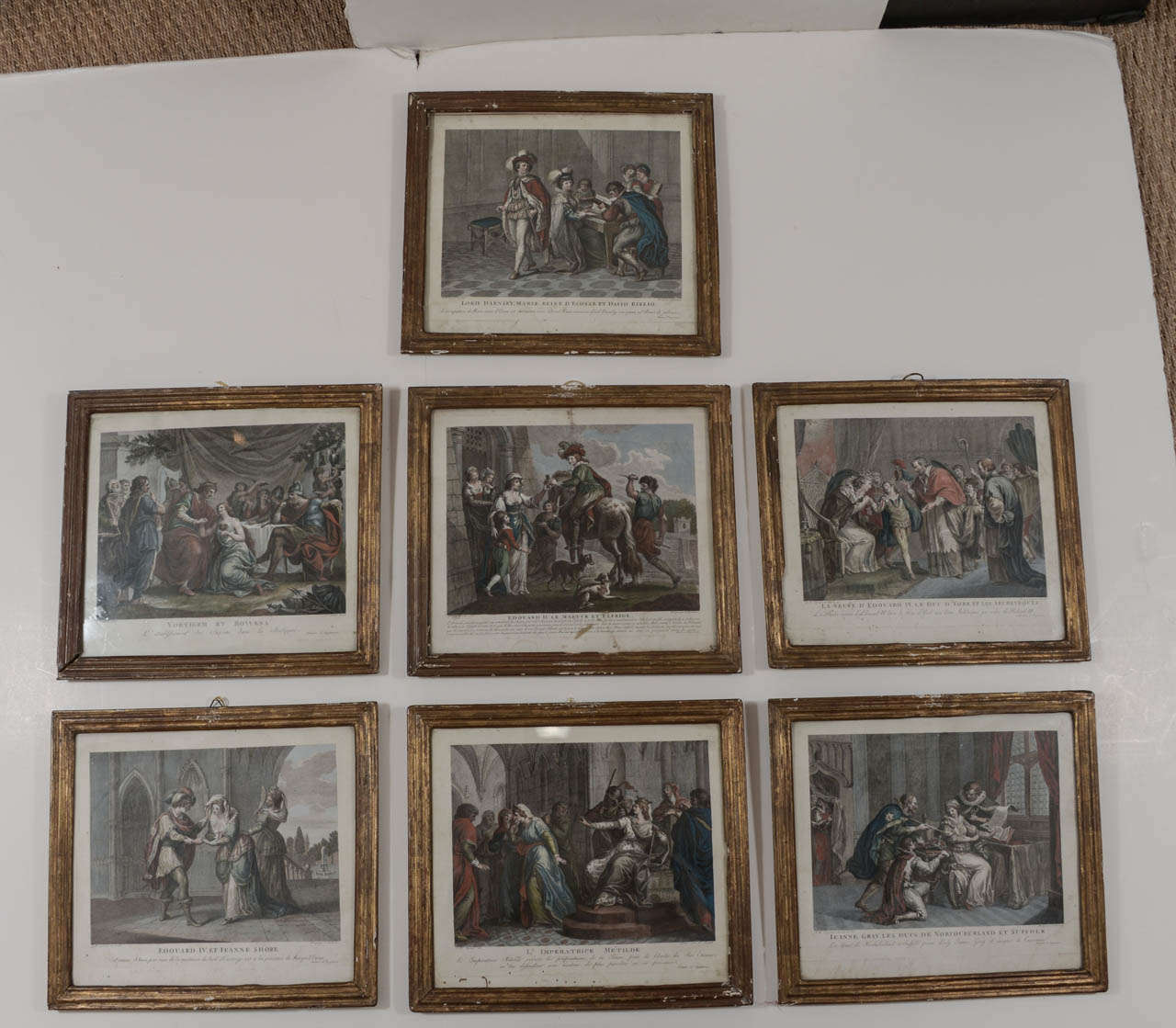 Baroque 18th Century French Engravings, Set of Seven