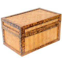 English Tortoise Bamboo Box