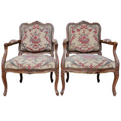 Antique A Pair of French Bergeres