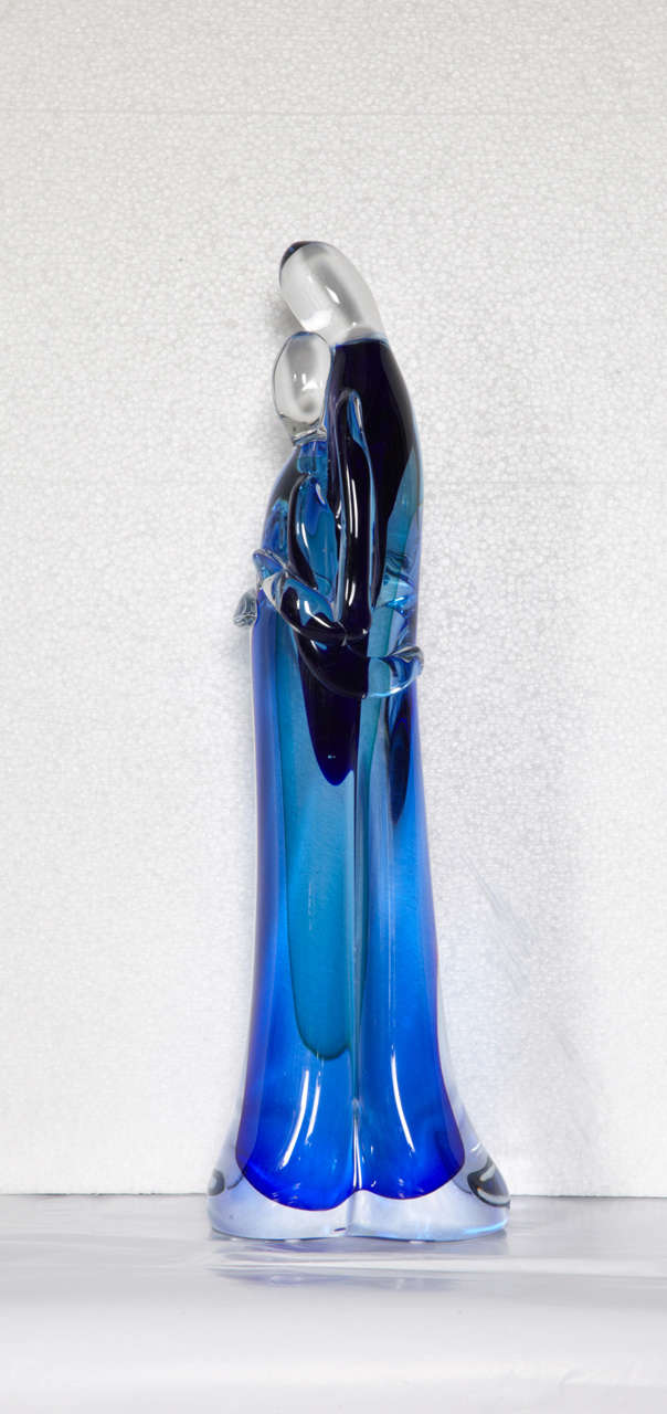 Italian The Lovers In Murano Glass by R. Dona