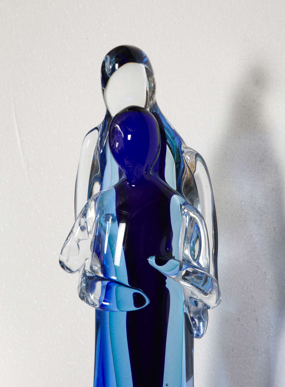 The Lovers In Murano Glass by R. Dona 1