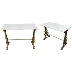 Pair of Bistro Tables