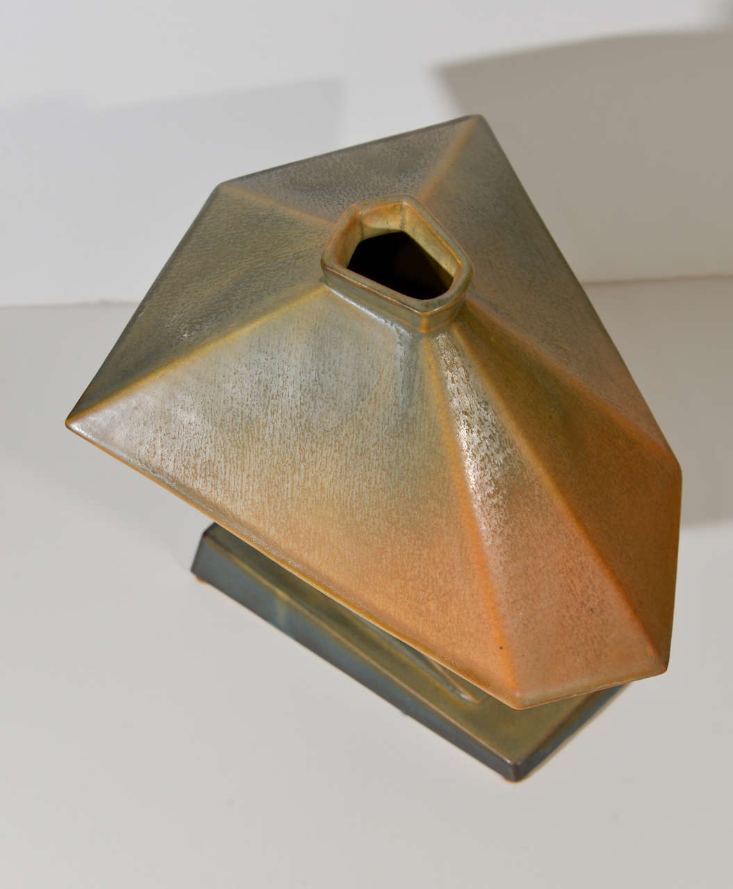 Art Deco Iconic Roseville Futura Tank  cubist art deco machine age design by Frank Ferrel