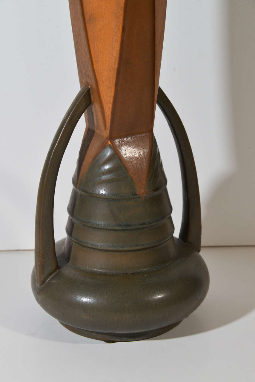 Roseville Futura Arches Vase at 1stDibs