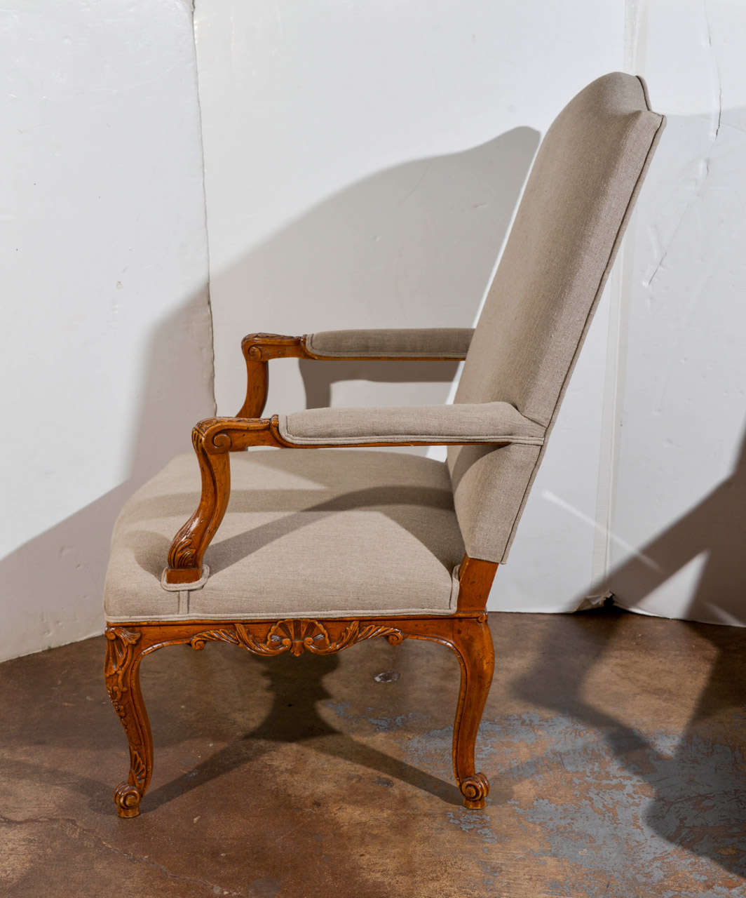 Pair of Louis XIV Style Armchairs, 20th Century 2