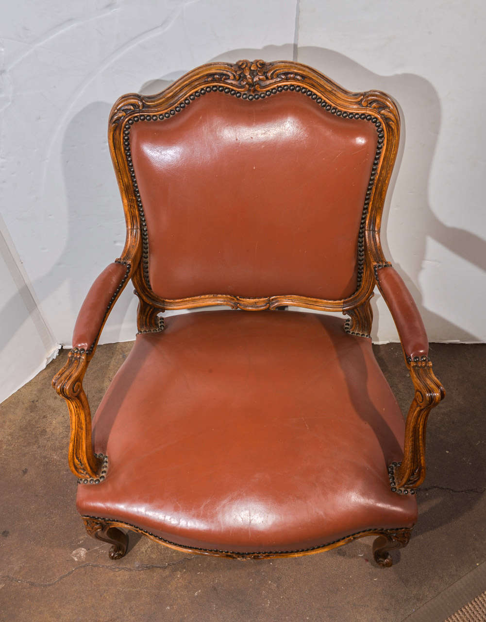 Pair of French Carved Chairs For Sale 2