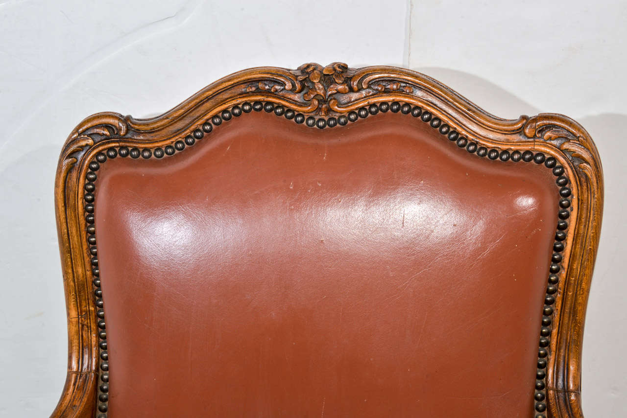 Pair of French Carved Chairs For Sale 3