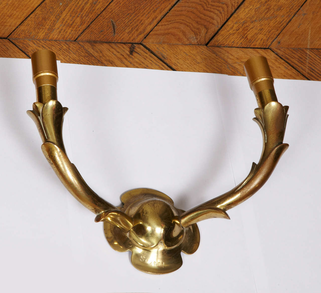 French Pair of Sconces by Raoul Scarpa For Sale