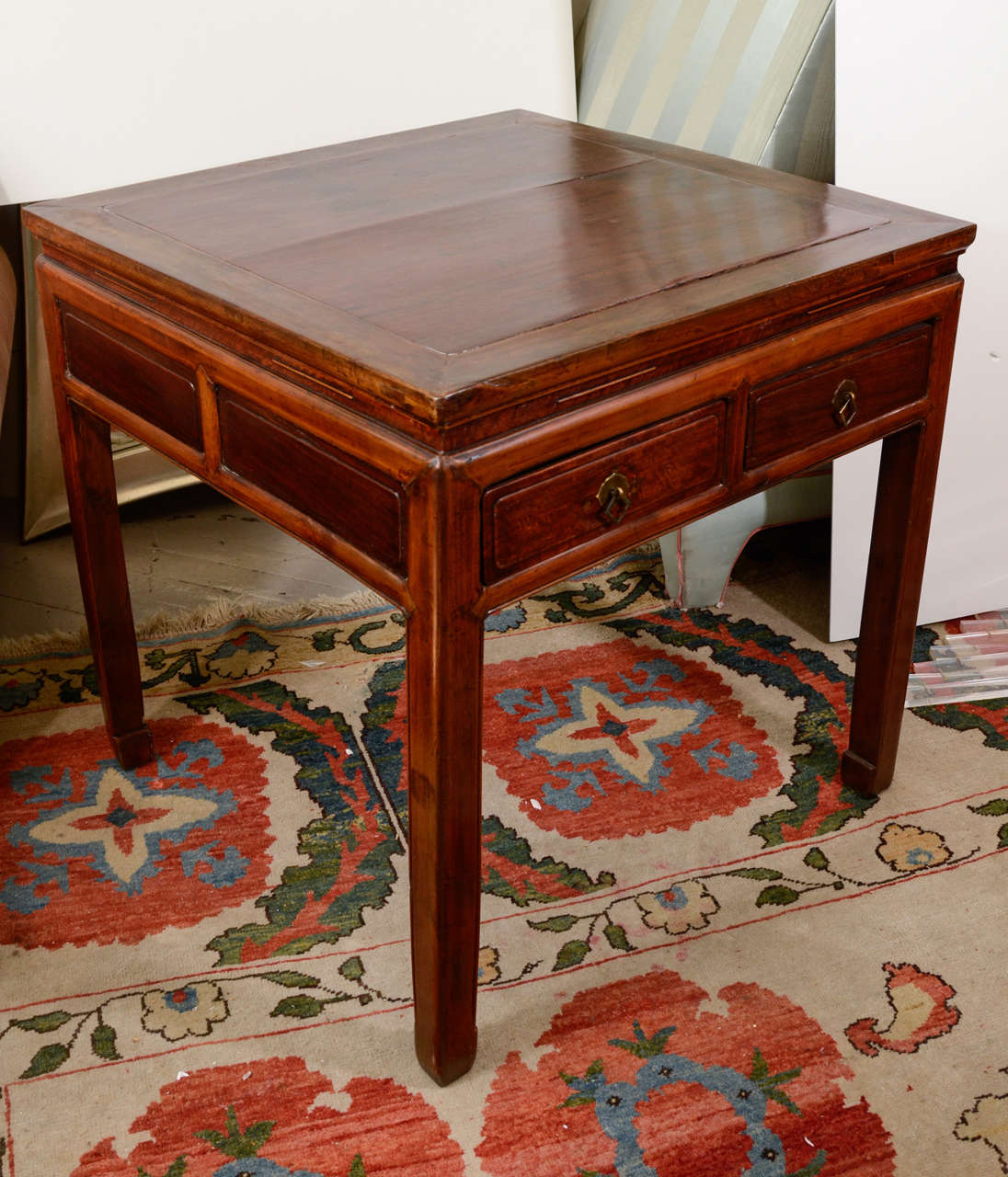 Antique Chinese Oriental Rosewood Center Table