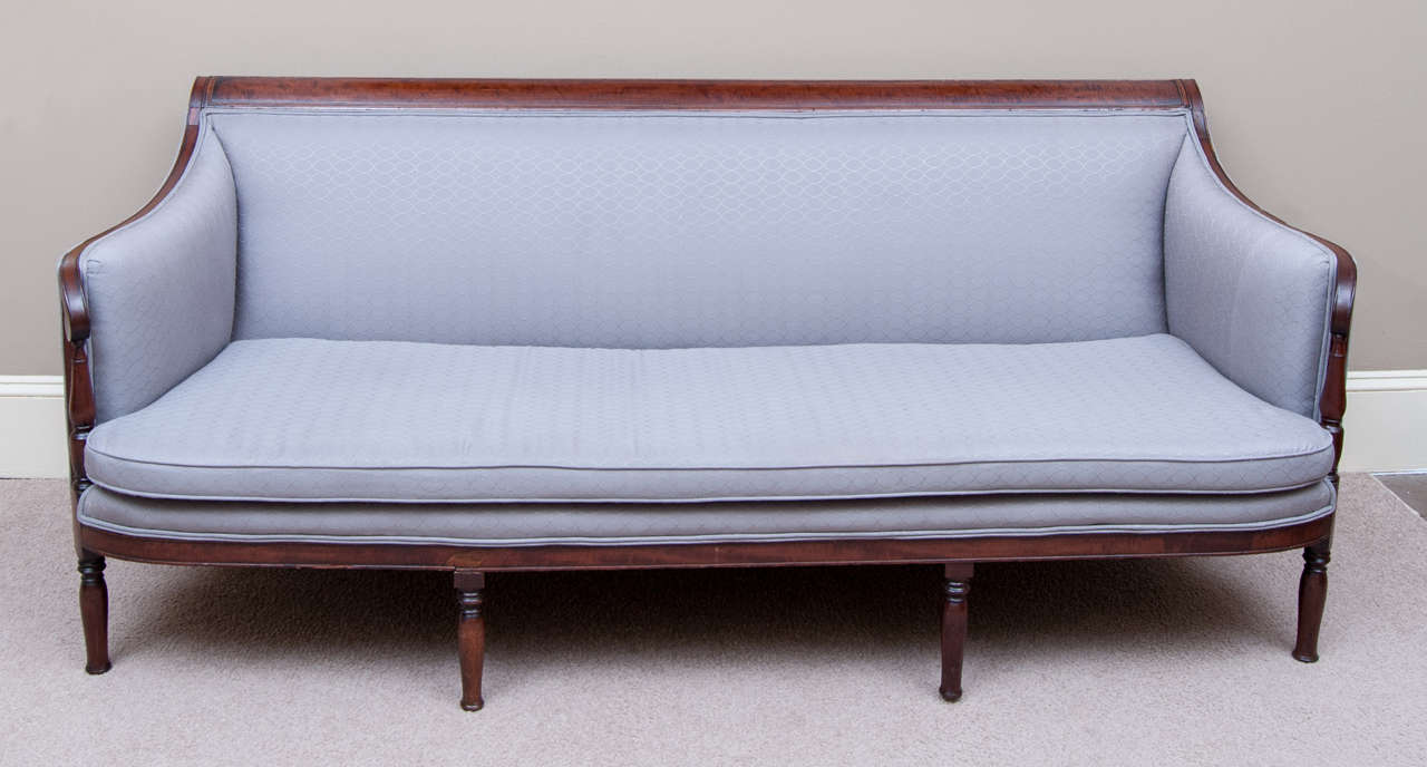 Federal Sofa In The Sheraton Manner At 1stdibs This Unusual Sofa Was Probably Made In The Mid Atlantic Wonderful Curved