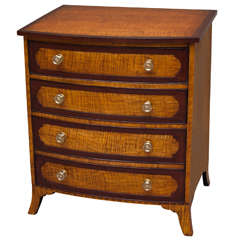 End-Table-Sized Bowfront Chest of Drawers End-Table-Sized Bowfront Chest of Drawers