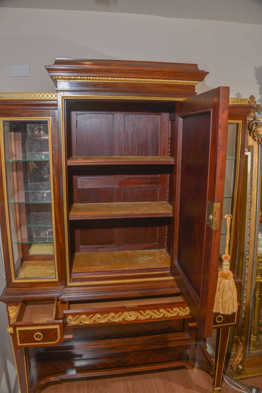 French Paul Sormani Signed Viewing Cabinet For Sale