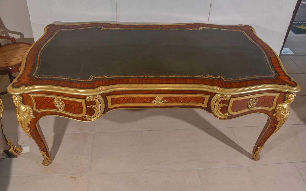 19th c French F Linke bureau plat