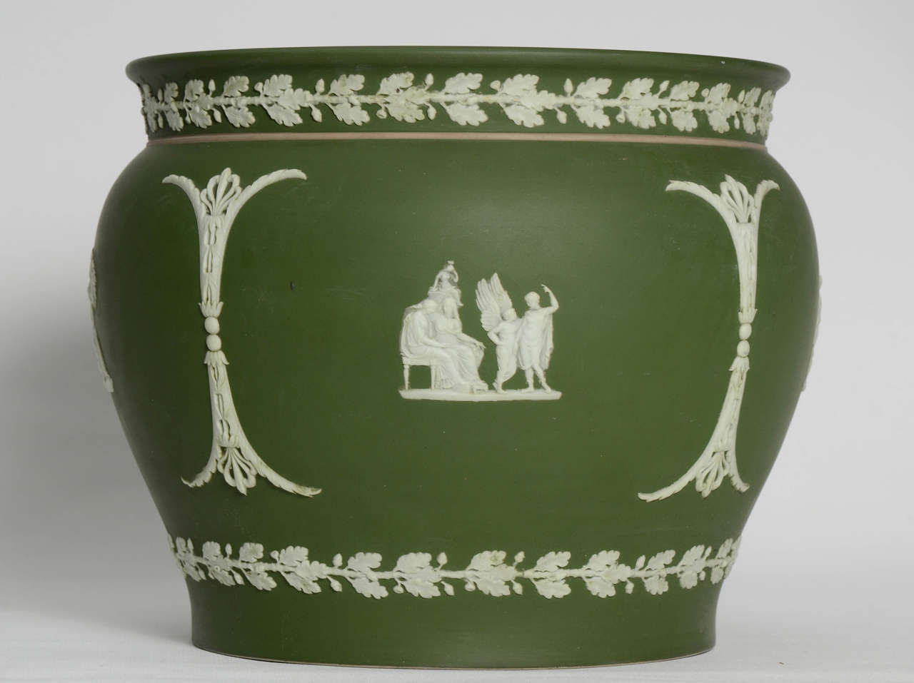 Neoclassical Wedgwood Jasperware Cache Pot For Sale