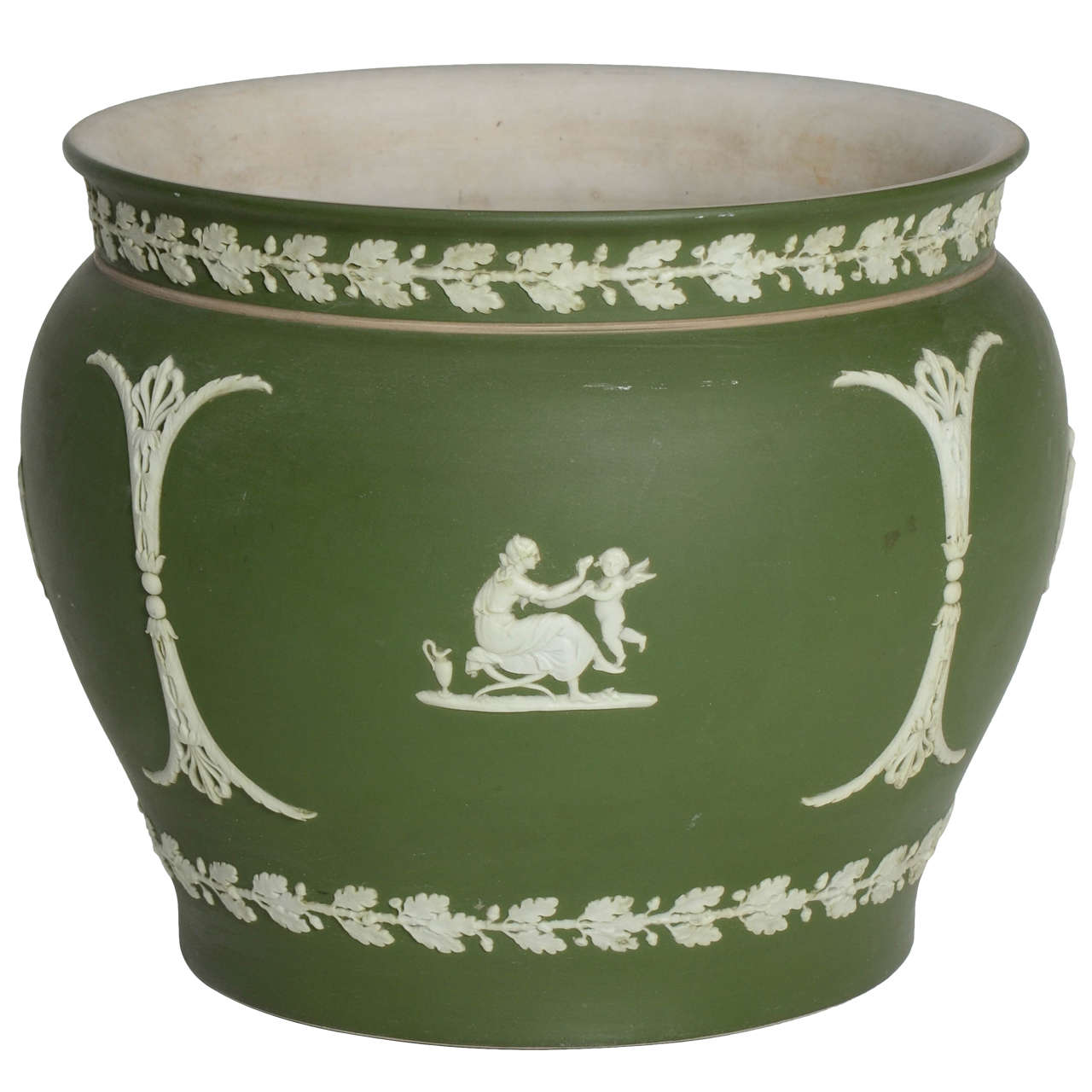 Wedgwood Jasperware Cache Pot For Sale at 1stDibs