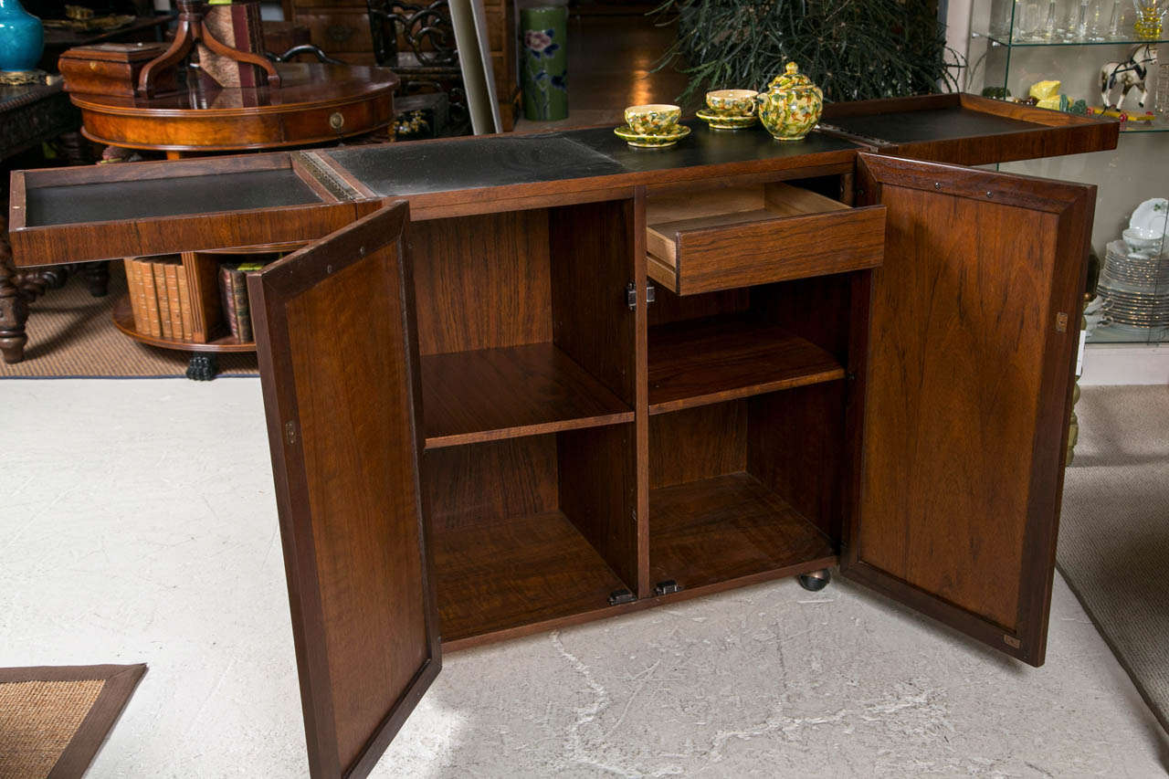 Walnut & Rosewood bar Cabinet 1