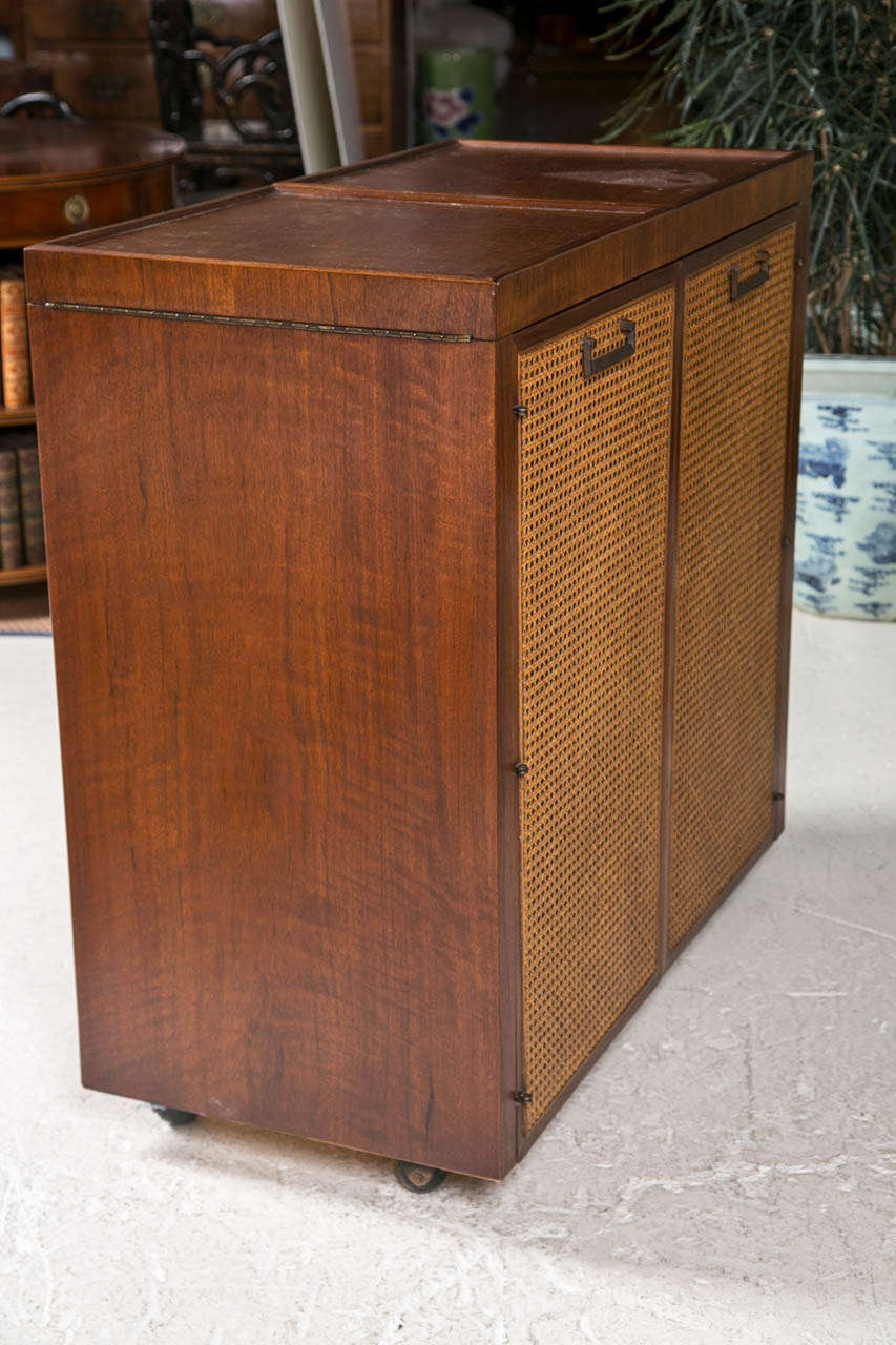 Walnut & Rosewood bar Cabinet 5