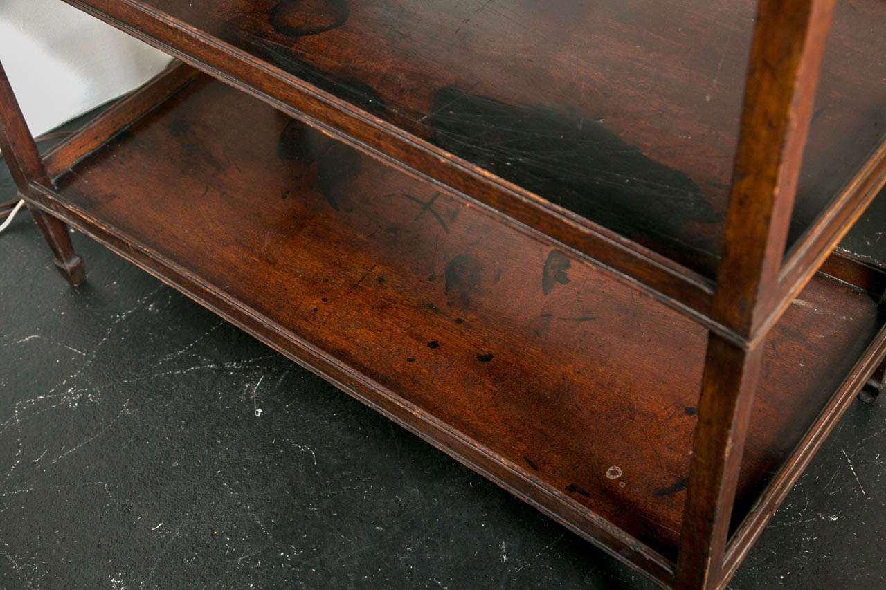 Antique  English Hepplewhite Mahogany Etagere 2