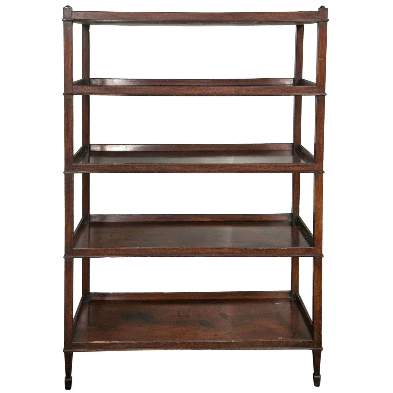 Antique  English Hepplewhite Mahogany Etagere