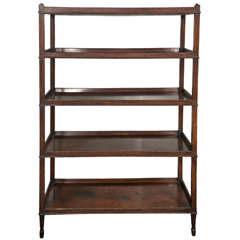Antique English Hepplewhite Mahogany Etagere