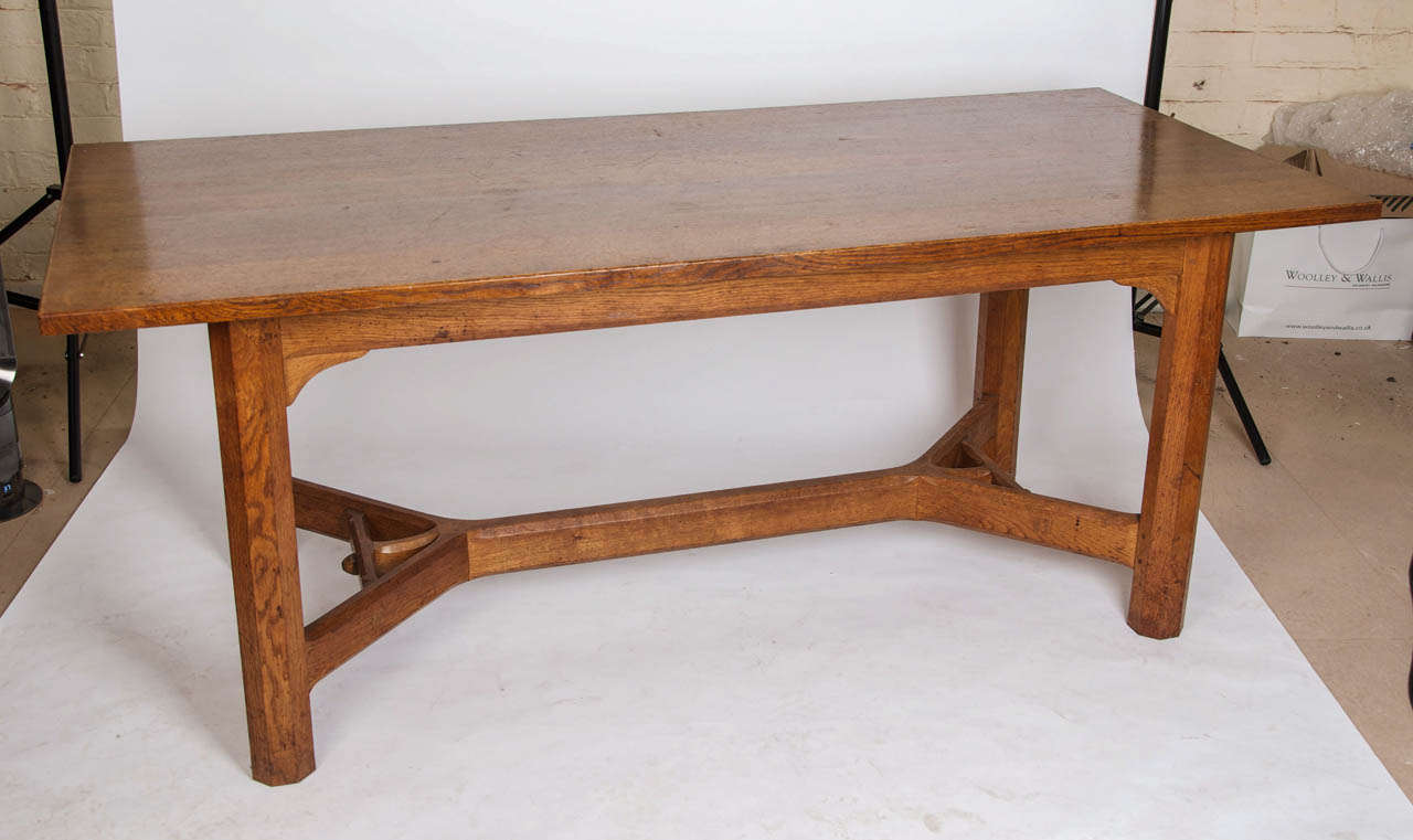 1920's Cotswold School Oak Dining Table by Gordon Russell