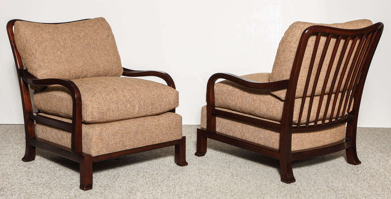 Mid-Century Modern Rare Lounge Chairs by Paul Laszlo