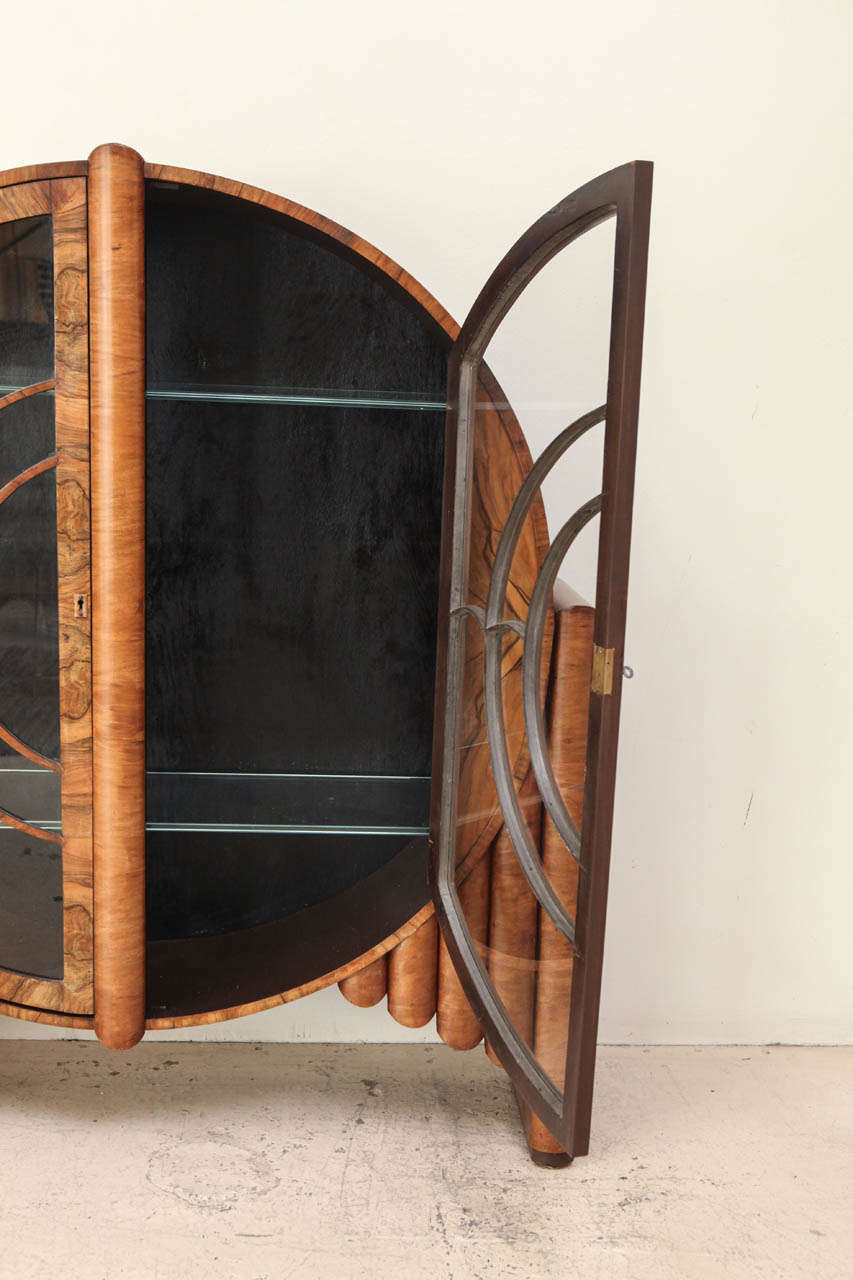 Art Deco Burl Wood Cabinet 7