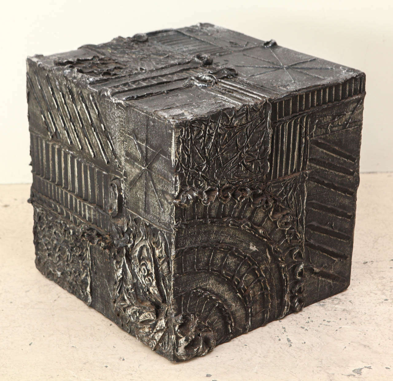 Brutalist Cube by Adrian Pearsall for Craft Associates 3