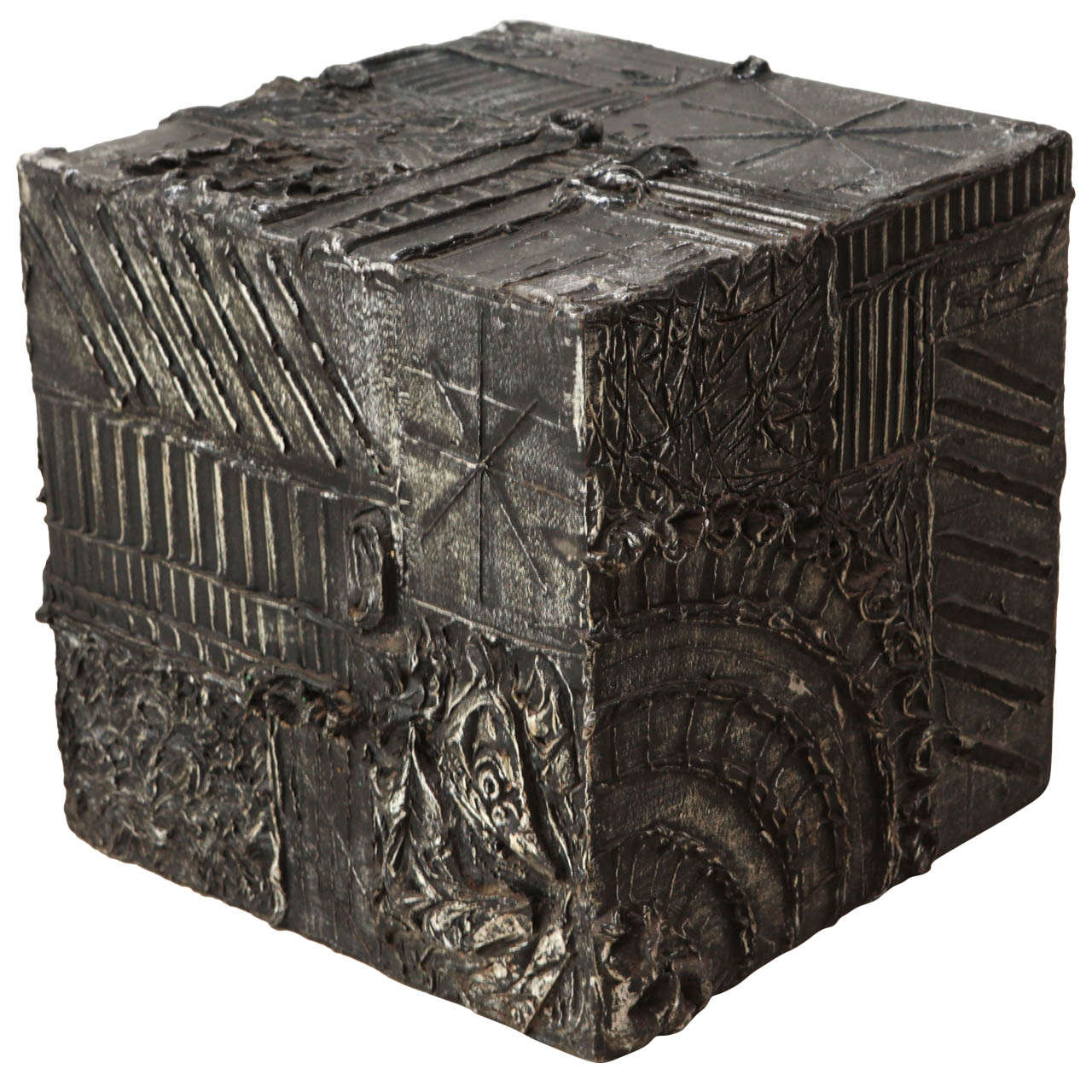 Brutalist Cube by Adrian Pearsall for Craft Associates