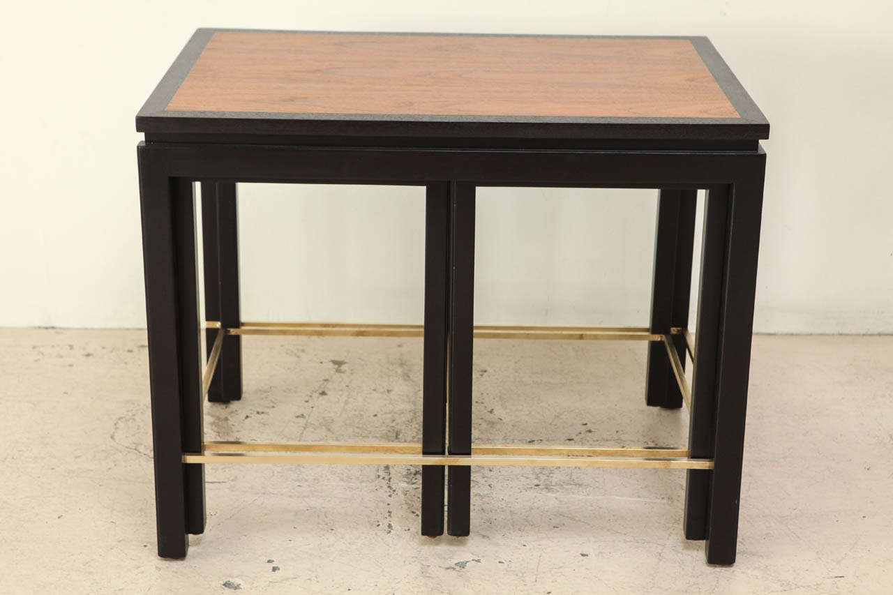 Set of 3 Nesting Tables by Edward Wormley for Dunbar