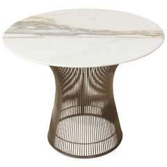 Marble Top Side Table by Warren Platner for Knoll