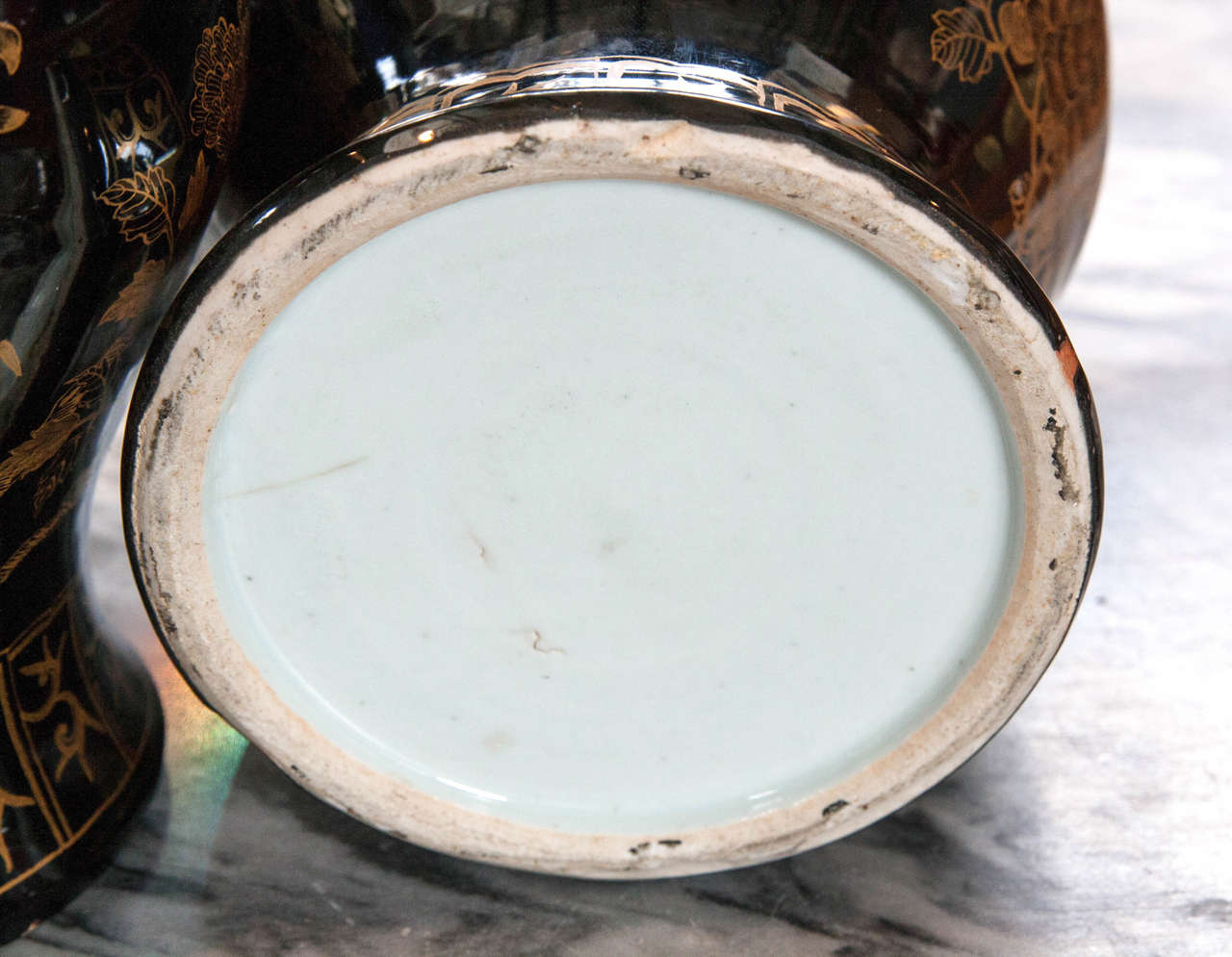 Chinese Mirror Black Ginger Jars For Sale at 1stDibs black ginger