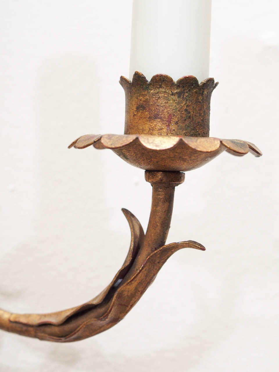 Pair of Ram's Head Two-arm Sconces 4