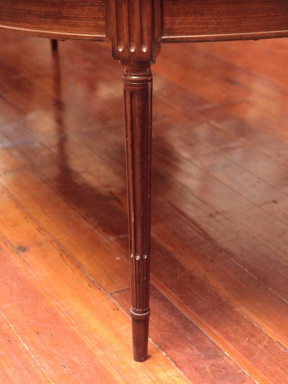 19th Century Louis XVI Style Dining Table with Three Leaves