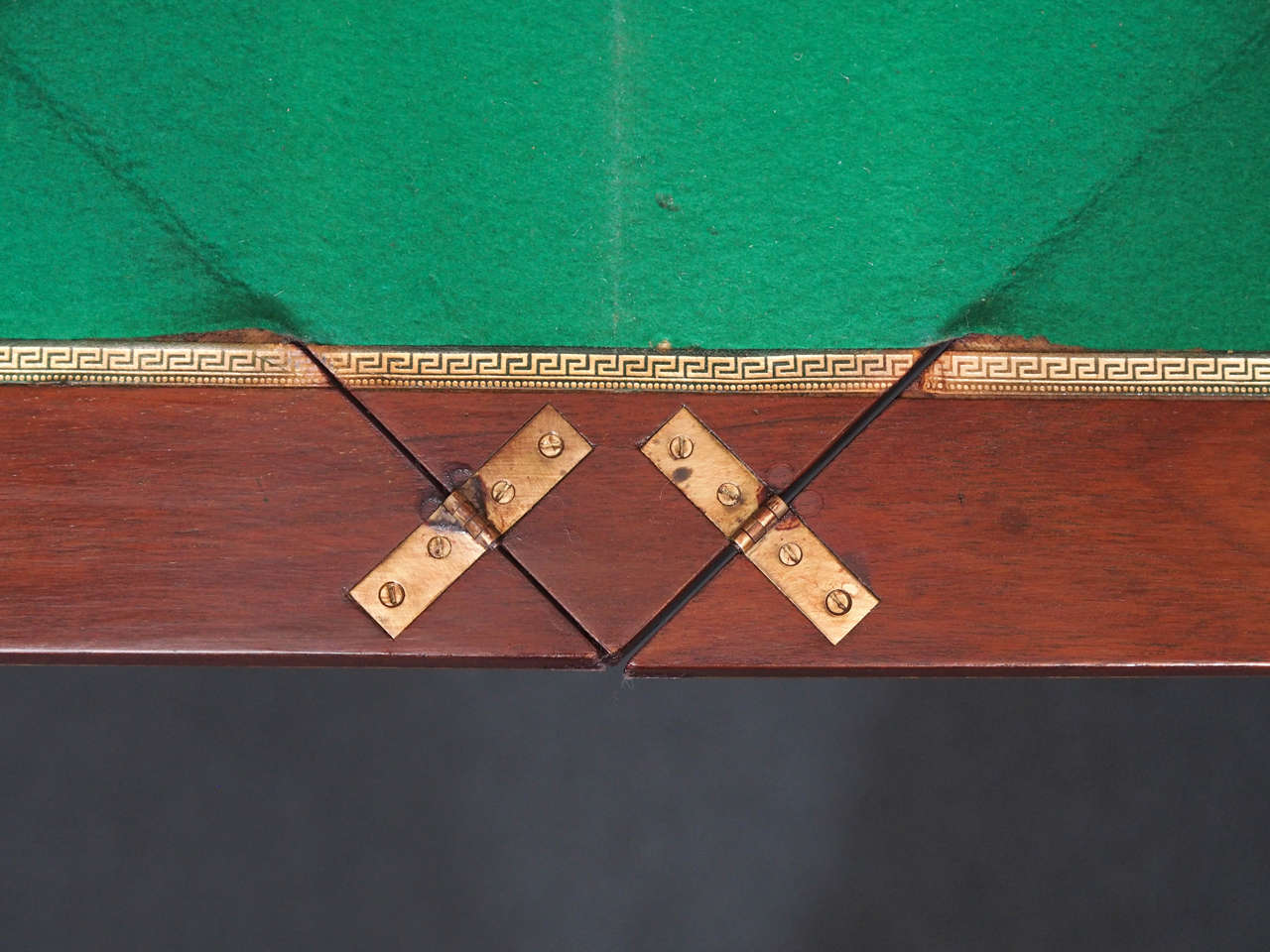 Antique French Mahogany Handkerchief Table circa 1875 2