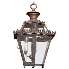 Antique French Iron Lantern