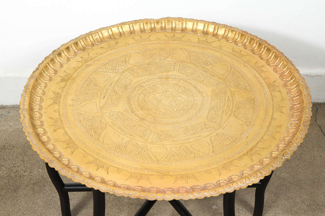 moroccan tray table base