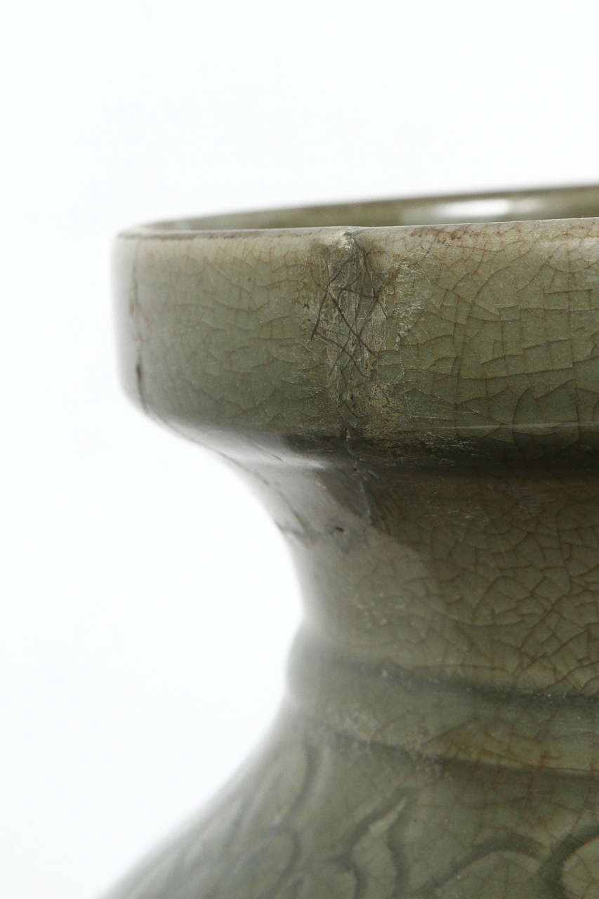 Ceramic Celadon Chinese Green Vase