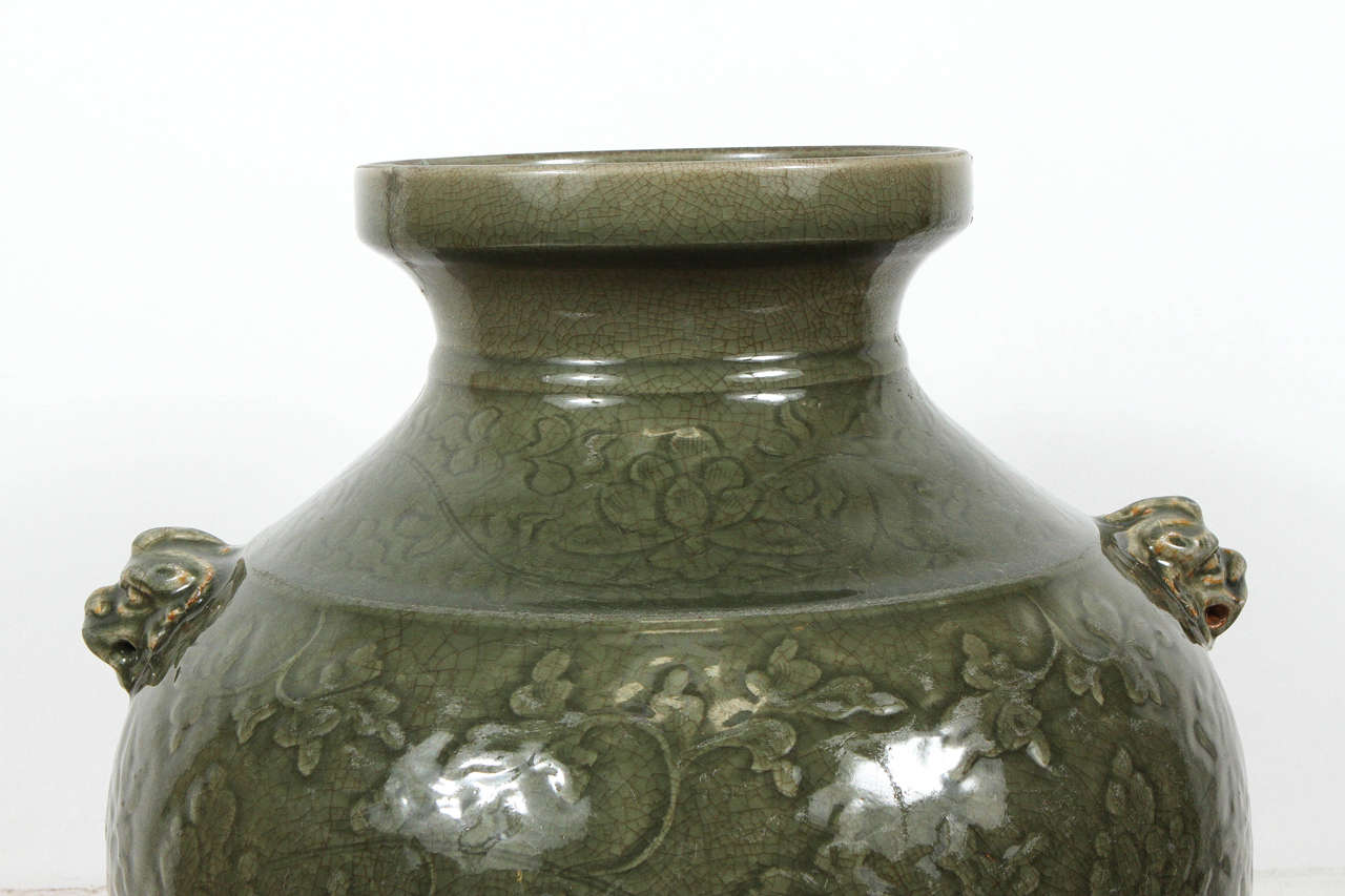 Celadon Chinese Green Vase 1