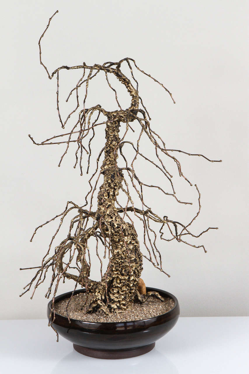 Tall Bronze Bonsai Tree Sculpture For Sale at 1stDibs bronze tree