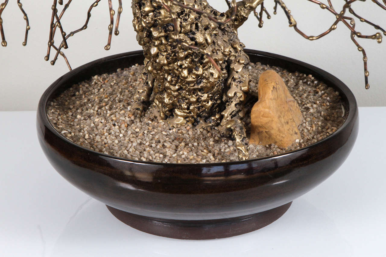 Tall Bronze Bonsai Tree Sculpture For Sale at 1stDibs bronze tree
