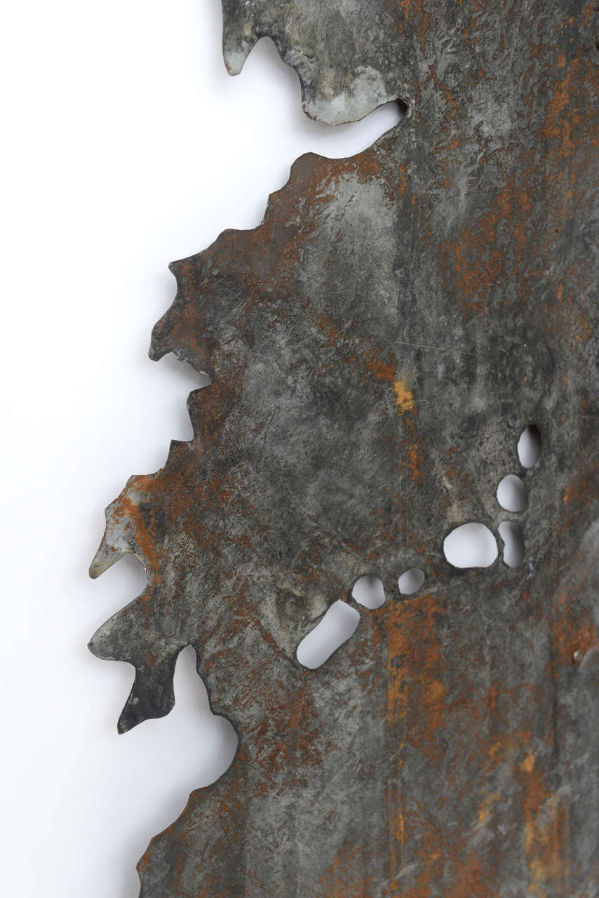 Folk Art Hand-Cut Sheet Metal Tree