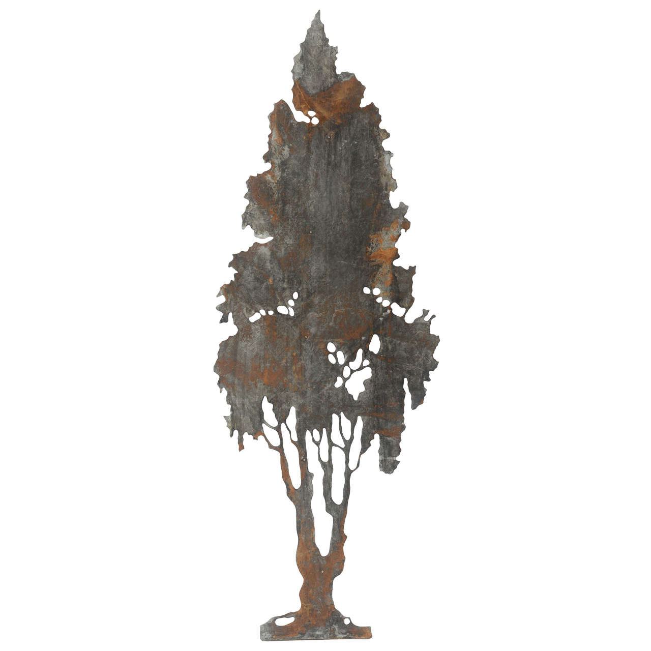Hand-Cut Sheet Metal Tree