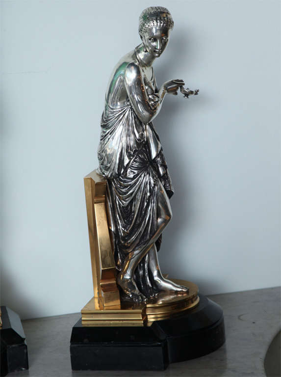 19th Century Important Pair of Tiffany and Co. Figures by Peiffer For Sale