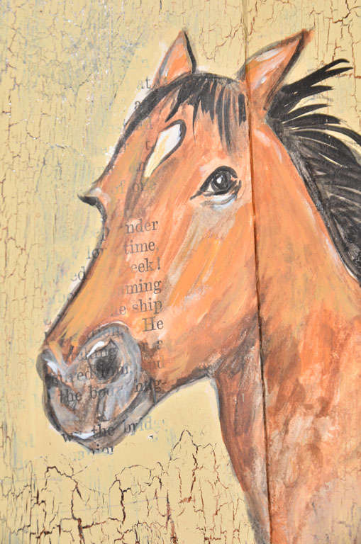 Horse Painting In Good Condition For Sale In Dallas, TX